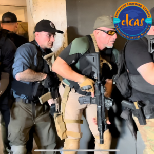 Tactical team performs CQB drill during ProQual Level 6 Hostile Environment training, preparing for real-world threats.